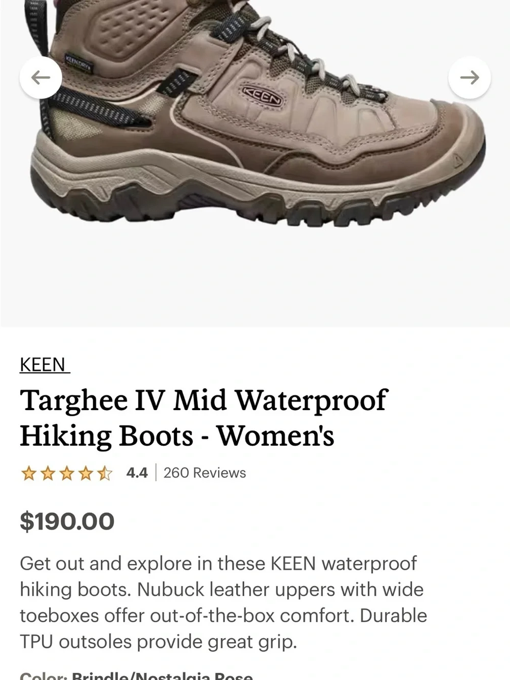 Keen practically brand